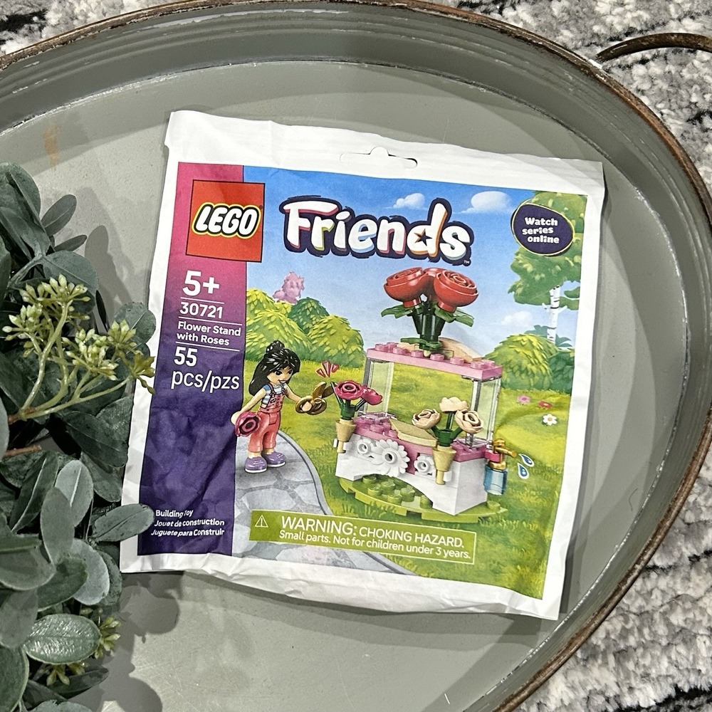 LEGO Friends Flower Stand with Roses Paper‎ Bag 30721 (SEALED)